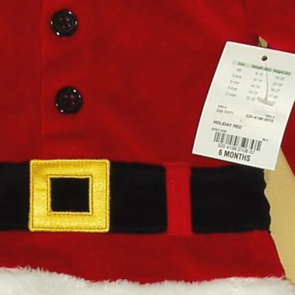 1 pc Santa Suit Outfit Christmas Baby Boys NWT - Picture 3 of 9